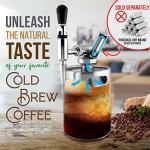 NutriChef Nitro Cold Brew Coffee Maker Keg
