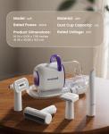Oneisall Pet Hair Vacuum with 4 Accessories