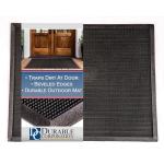 Heavy Duty Rubber Fingertip Door Mat, 32" x 39