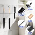 2 Pack Flexible Dryer Vent Brush Cleaner Set