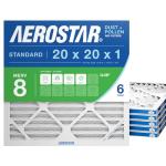 Aerostar 20x20x1 MERV 8 Air Filter Pack