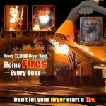 Dryer Vent Cleaner Kit for Vacuum Cleaners