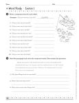 Word Study Workbook for Struggling Readers