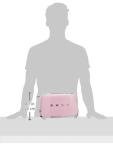 SMEG 2 Slice Pink Toaster with 6 Settings