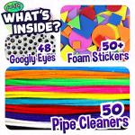 Kids Arts and Crafts Supplies Kit for Ages 4-8