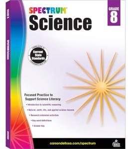 Spectrum 8th Grade Science Workbook for Teens