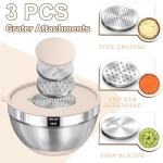 Umite Chef 8-Piece Mixing Bowl Set with Lids