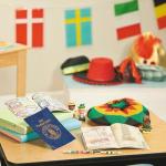 Kids' Passport Sticker Book Set with Travel Stickers