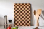 Acacia Wood Cutting Board with Juice Grooves