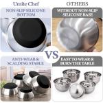 Umite Chef Nesting Mixing Bowls Set with Lids
