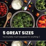 5-Piece Stainless Steel Prep Bowls Set