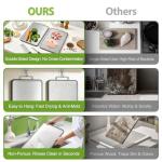 Double-Sided Stainless Steel & Wheat Straw Cutting Board