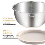 Wildone 5-Piece Stainless Steel Mixing Bowls Set