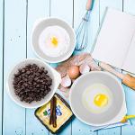 GLAD Set of 3 Mixing Bowls with Pour Spout