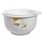 GLAD Set of 3 Mixing Bowls with Pour Spout
