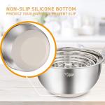 Wildone 5-Piece Stainless Steel Mixing Bowls Set