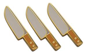 Kitchen Utensil Pins Set - Chef Knife, Spoon, More