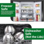 25-Piece Stainless Steel Mixing Bowls Set