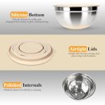 20-Piece Mixing Bowls Set with Airtight Lids