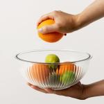 Glass Mixing Bowls Set with Lids - 4 Pack