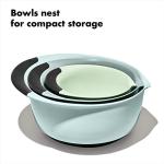 OXO Good Grips Plastic Mixing Bowl Set, 3-Piece