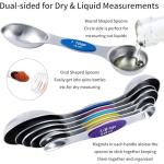 TILUCK Stainless Steel Measuring Cups and Spoons Set