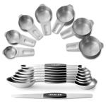 Stainless Steel Measuring Cups and Spoons Set