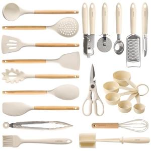 22-Piece Heat Resistant Silicone Utensils Set