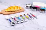 TILUCK Stainless Steel Measuring Cups and Spoons Set