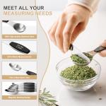 Stainless Steel Measuring Cups and Spoons Set