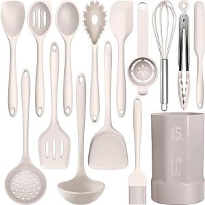 Silicone Utensils Set for Nonstick Cookware - 11 Pieces