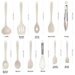 Colorful Silicone Kitchen Utensil Set - 11 Pieces