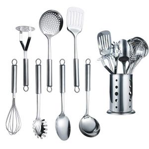 8-Piece Stainless Steel Cooking Utensil Set