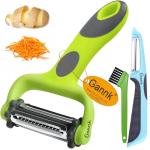 GANNK 3-in-1 Vegetable and Fruit Peelers
