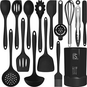 Silicone Cooking Utensils Set - Heat Resistant Tools