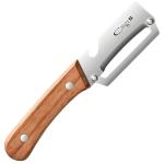 ANMIOU Vegetable Peeler with Wooden Handle and Opener