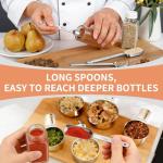 Stainless Steel Measuring Cups and Spoons Set