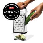 OXO Good Grips 4-Sided Grater Silver/Black