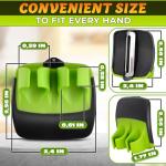 Finger Grip Vegetable Peeler with Double-Sided Blade