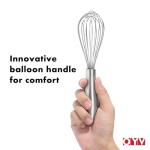 OYV 8" Stainless Steel Whisk with Ergonomic Handle