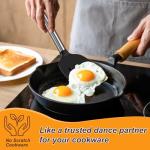 Silicone Cooking Utensils Set with Stainless Steel Handles