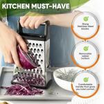 Spring Chef XL Stainless Steel 4-Sided Grater