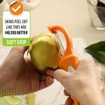 Spring Chef Swivel Vegetable Peeler with Soft Grip
