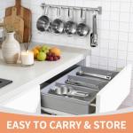 Stainless Steel Measuring Cups and Spoons Set