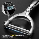 Ultra Sharp Stainless Steel Vegetable Peeler Set