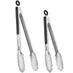 Hotec Stainless Steel Locking Kitchen Tongs Set