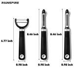 Rainspire 3-Piece Vegetable Peeler Set