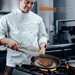 Heat Resistant Stainless Steel Cooking Tongs Set of 3