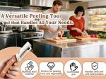 Premium Vegetable Peeler with Wooden Handle & Opener