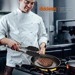 Eddeas Silicone Tip Kitchen Tongs Set of 3